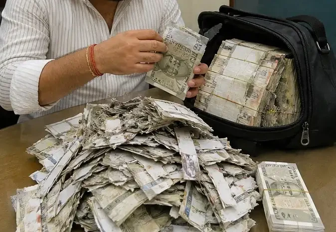 मुंडका में 28 लाख की पेमेंट में बड़ा खेल, कारोबारी को थमाई कागज की गड्डी