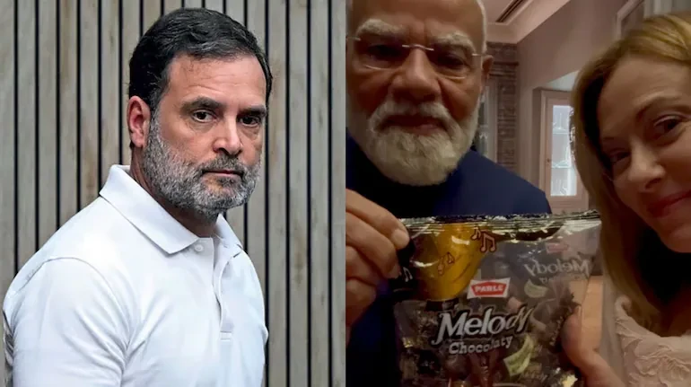 'आर्थिक तूफान सिर पर है, मोदी इटली में टॉफी बांट रहे', राहुल  गांधी का पीएम पर  तंज