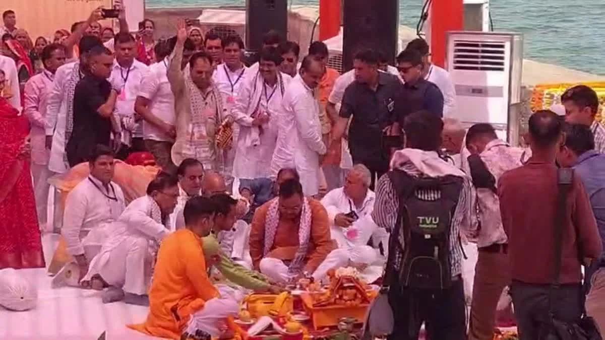बीसलपुर बांध से जल संरक्षण अभियान शुरू, जयपुर में कांग्रेस का विरोध प्रदर्शन