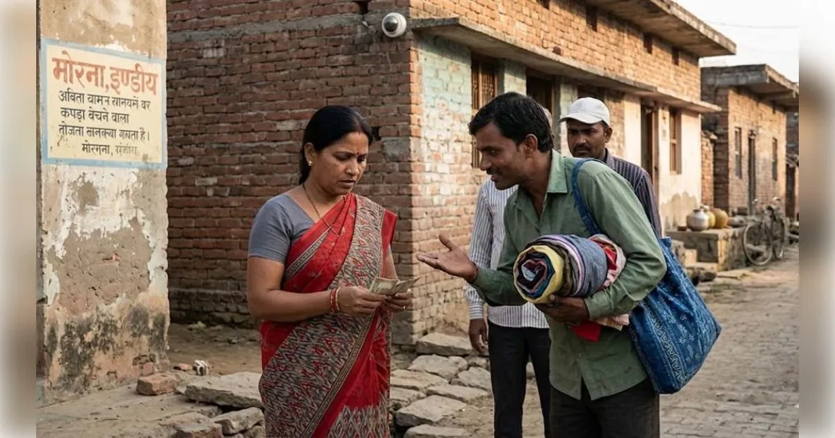 मुजफ्फरनगर: फेरीवालों ने की महिला से हज़ारों की ठगी, सीसीटीवी में कैद हुई करतूत
