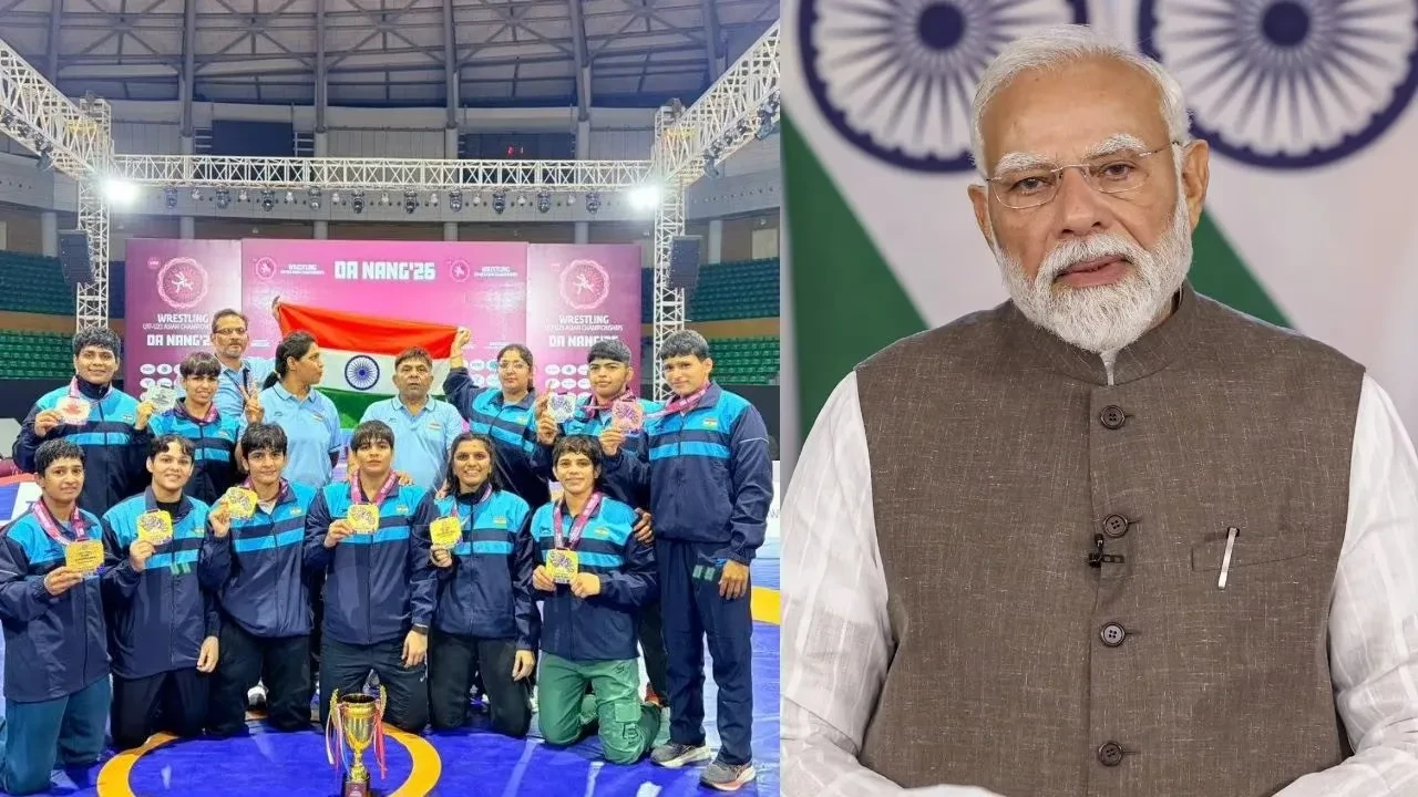 एशियाई कुश्ती में भारत का दबदबा, पीएम मोदी ने की जमकर तारीफ