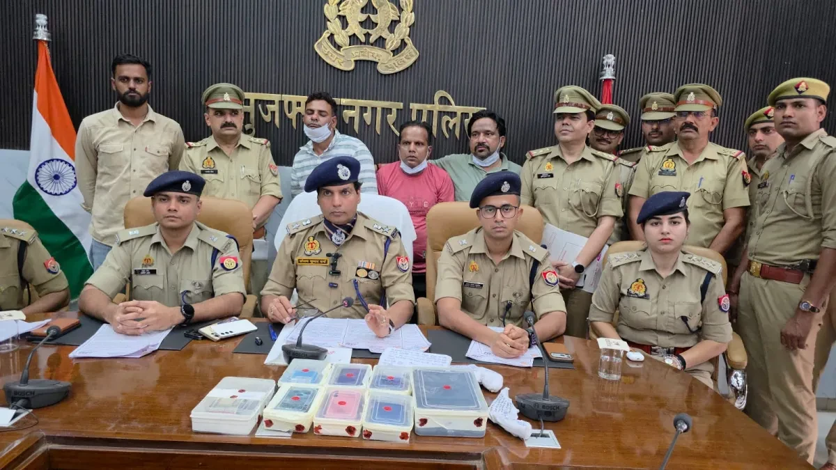 मुजफ्फरनगर में वाहन चोर गिरोह का भंडाफोड़, 3 बदमाश गिरफ्तार