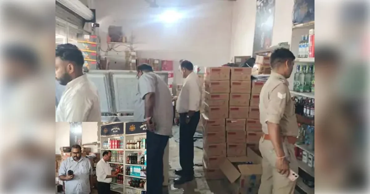 मुजफ्फरनगर में आबकारी विभाग की ताबड़तोड़ छापेमारी, शराब की दुकानों में मचा हड़कंप