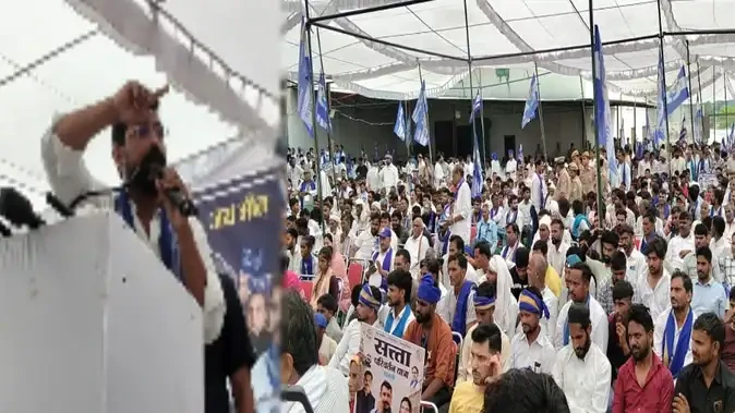 शामली: हिंदू-मुस्लिम राजनीति पर चंद्रशेखर का हमला, बेरोजगारी-महंगाई को बनाया मुद्दा