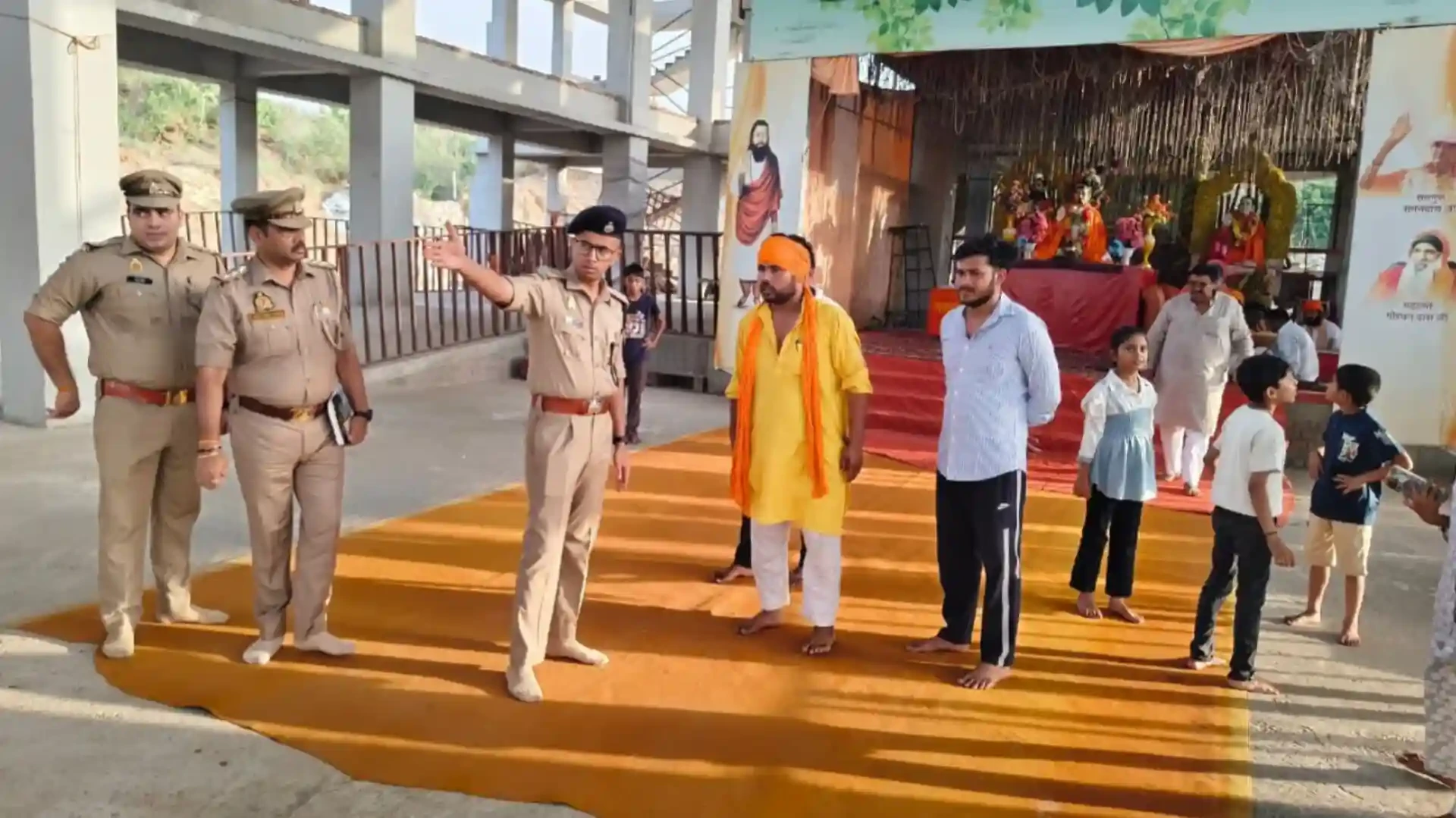 मुजफ्फरनगर: शुक्रताल सत्संग मेले की तैयारियां तेज, एसपी देहात ने किया स्थल निरीक्षण