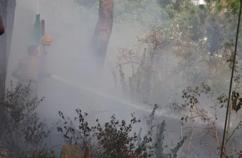 जम्मू-कश्मीर के कठुआ में भीषण आग का कहर, 20 से अधिक झोपड़ियां जलकर राख
