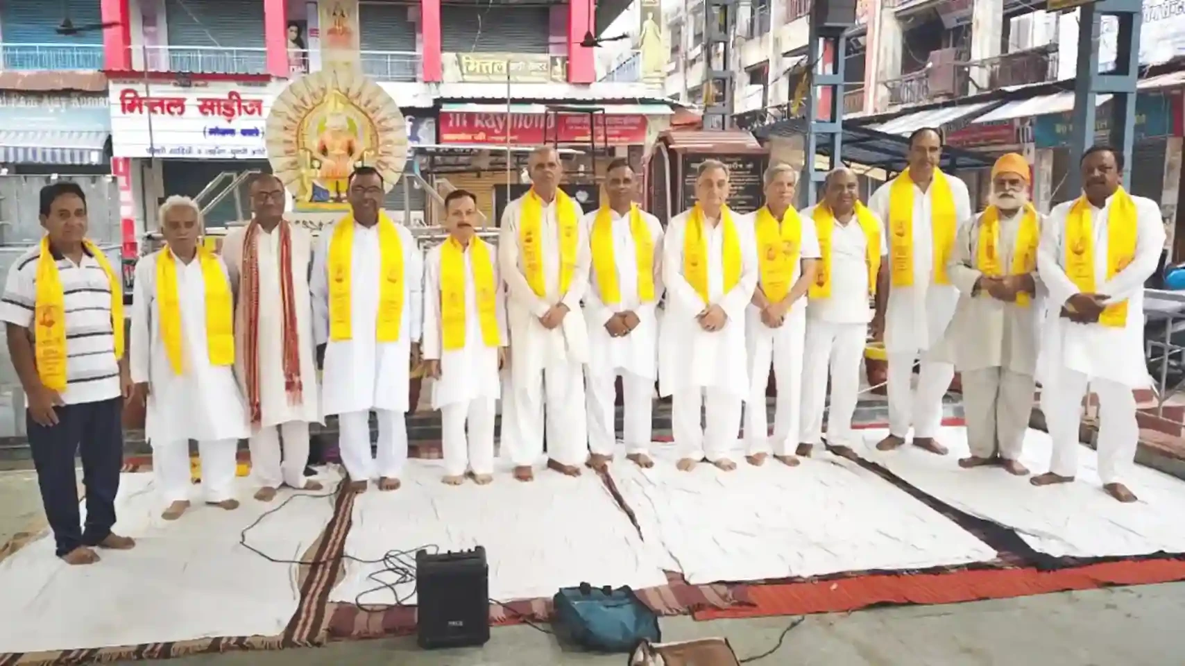 मुजफ्फरनगर: भारतीय योग संस्थान के नवनिर्वाचित पदाधिकारियों का सम्मान