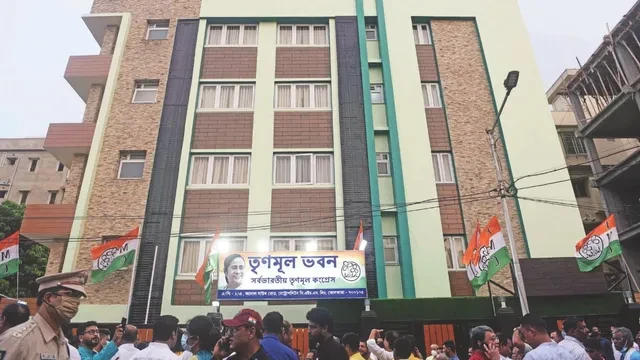 कोलकाता में टीएमसी का अस्थायी मुख्यालय खाली, नए ठिकाने की तैयारी