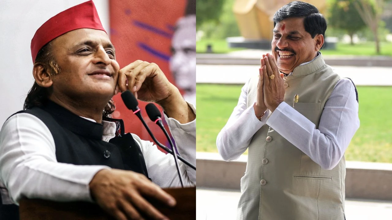मोहन यादव जमीन विवाद में घिरे, अखिलेश के समर्थन पर ओवैसी का तंज