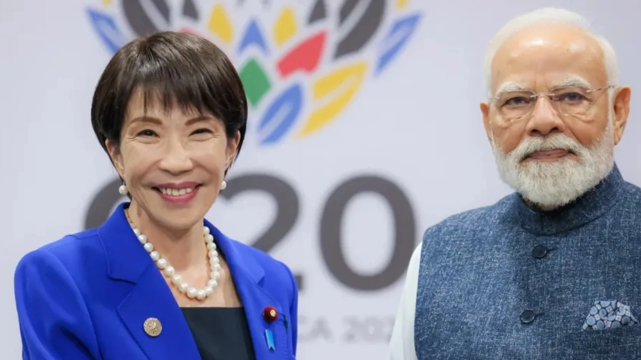 भारत पहुंचीं जापान की पीएम सनाए ताकाइची, मोदी के साथ अहम मुद्दों पर होगी चर्चा