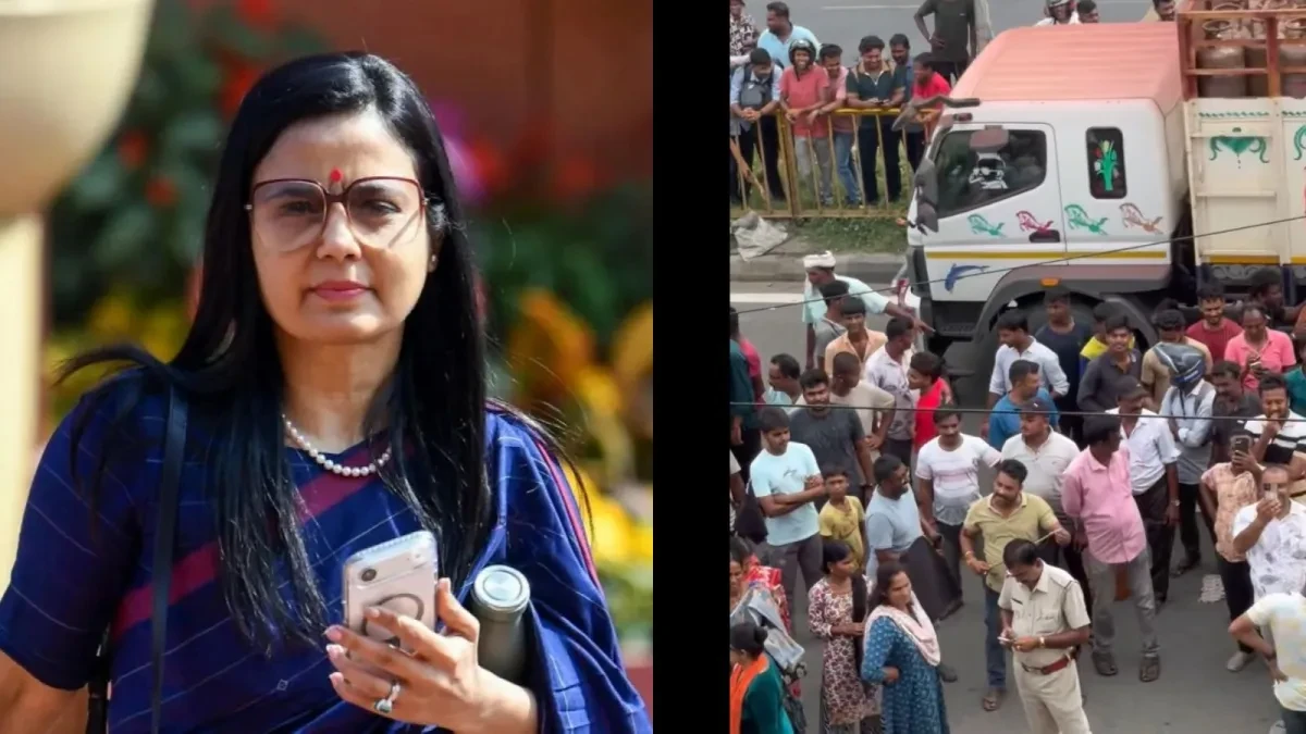 पलाशी में महुआ मोइत्रा का विरोध, भाजपा कार्यकर्ताओं पर अंडे फेंकने के आरोप