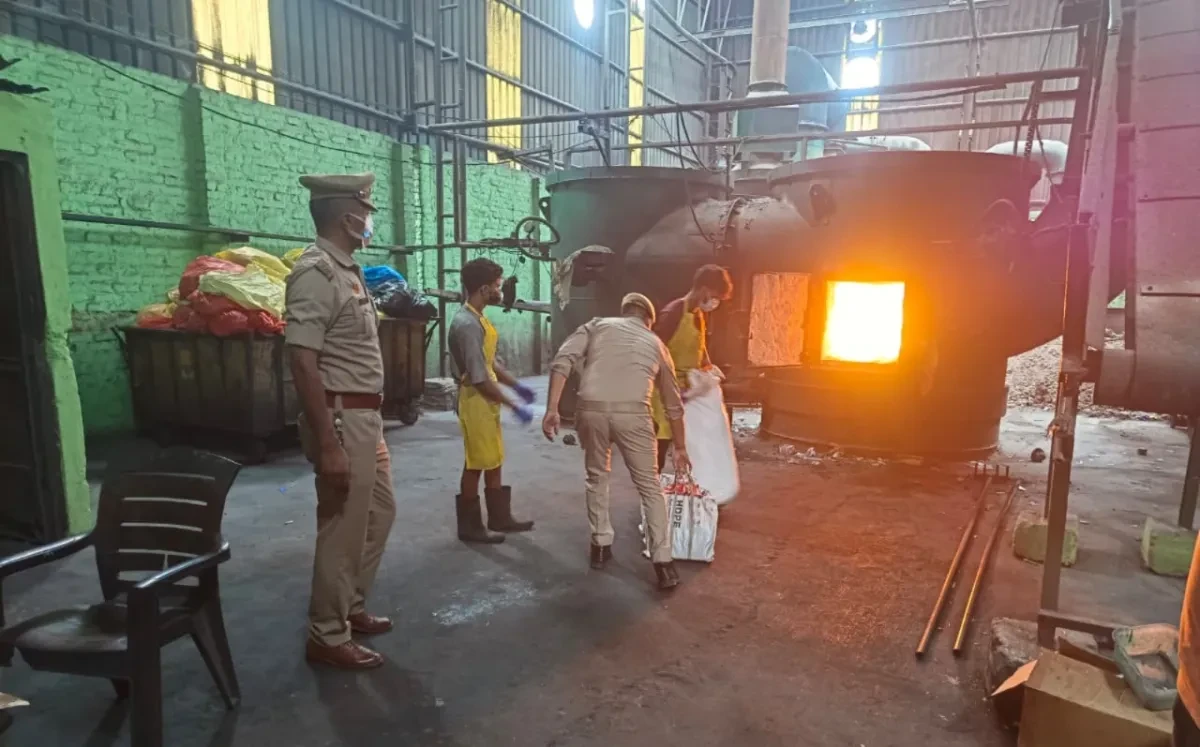 मुजफ्फरनगर: पुलिस ने 6 करोड़ रुपये से अधिक के मादक पदार्थ किये नष्ट
