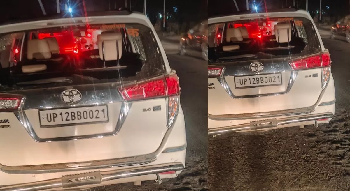 मंत्री संजीव बालियान के काफिले पर पथराव से मची अफरातफरी, कई गाड़ियां क्षतिग्रस्त