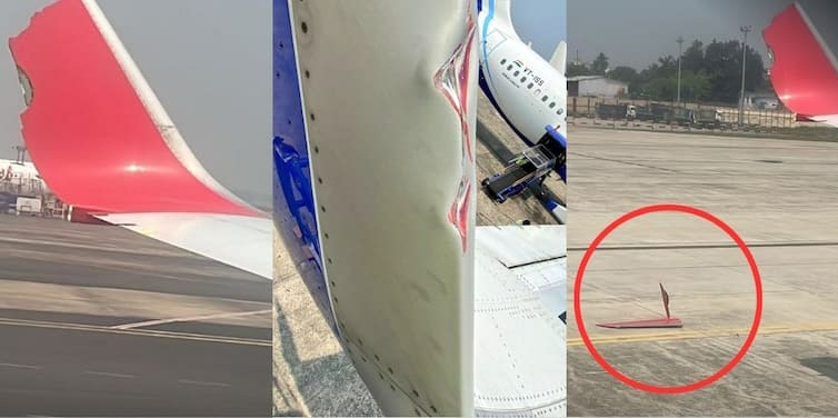 टेकऑफ से पहले एक-दूसरे से टकराए विमान, कोलकाता एयरपोर्ट पर टला बड़ा हादसा