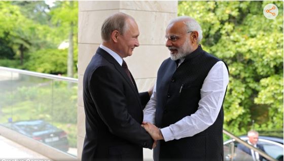 पीएम मोदी ने व्लादिमीर पुतिन को दी बधाई