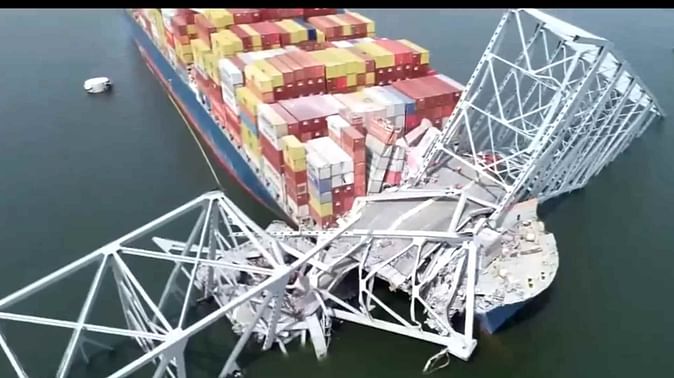 बाल्टीमोर हादसा: पुल ढहने के एक दिन बाद मिले दो शव