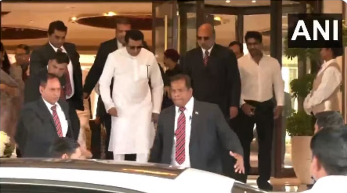 अमित शाह से मिलने पहुंचे राज ठाकरे, निजी होटल में भाजपा के राष्ट्रीय महासचिव से भी की मुलाकात