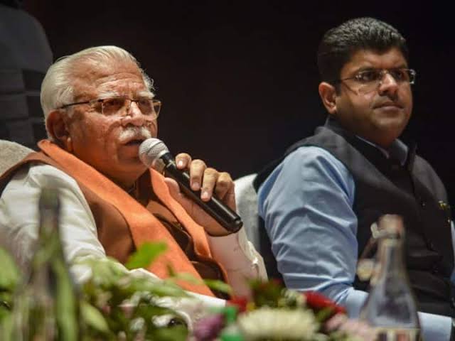 गठबंधन टूटने के बाद मनोहर-दुष्यंत की मुलाकात से सियासी भूचाल