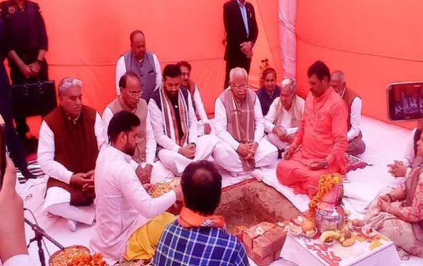 मुख्यमंत्री बनने के बाद पहली बार कुरुक्षेत्र पहुंचे नायब सैनी