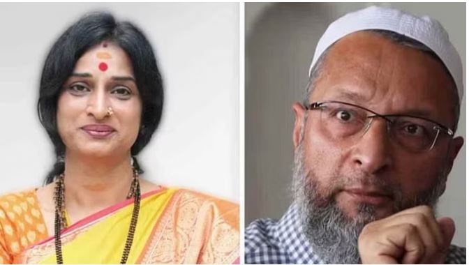 ओवैसी के खिलाफ भाजपा उम्मीदवार लता की तीखी बयानबाजी