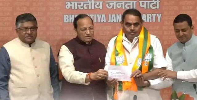 वाराणसी से पूर्व कांग्रेस सांसद राजेश कुमार मिश्रा बीजेपी में हुए शामिल