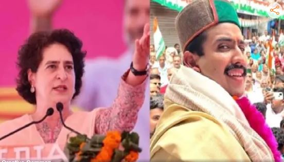 हिमाचल संकट के बीच विक्रमादित्य सिंह ने की प्रियंका गांधी से मुलाकात