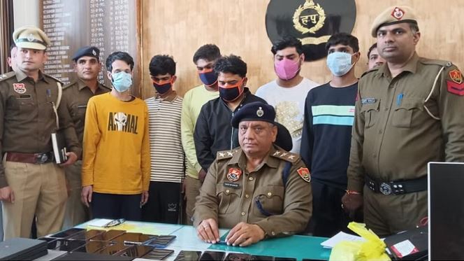 हरियाणा समेत कई राज्यों के लोगों से ठगी करने वाले गिरोह के 6 गुर्गे गिरफ्तार