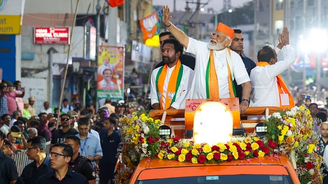 प्रधानमंत्री नरेंद्र मोदी का तेलंगाना-कर्नाटक दौरा आज, हैदराबाद में करेंगे रोड शो