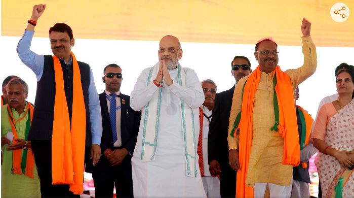 महाराष्ट्र सीट बंटवारे पर अमित शाह की देर रात हुई बैठक