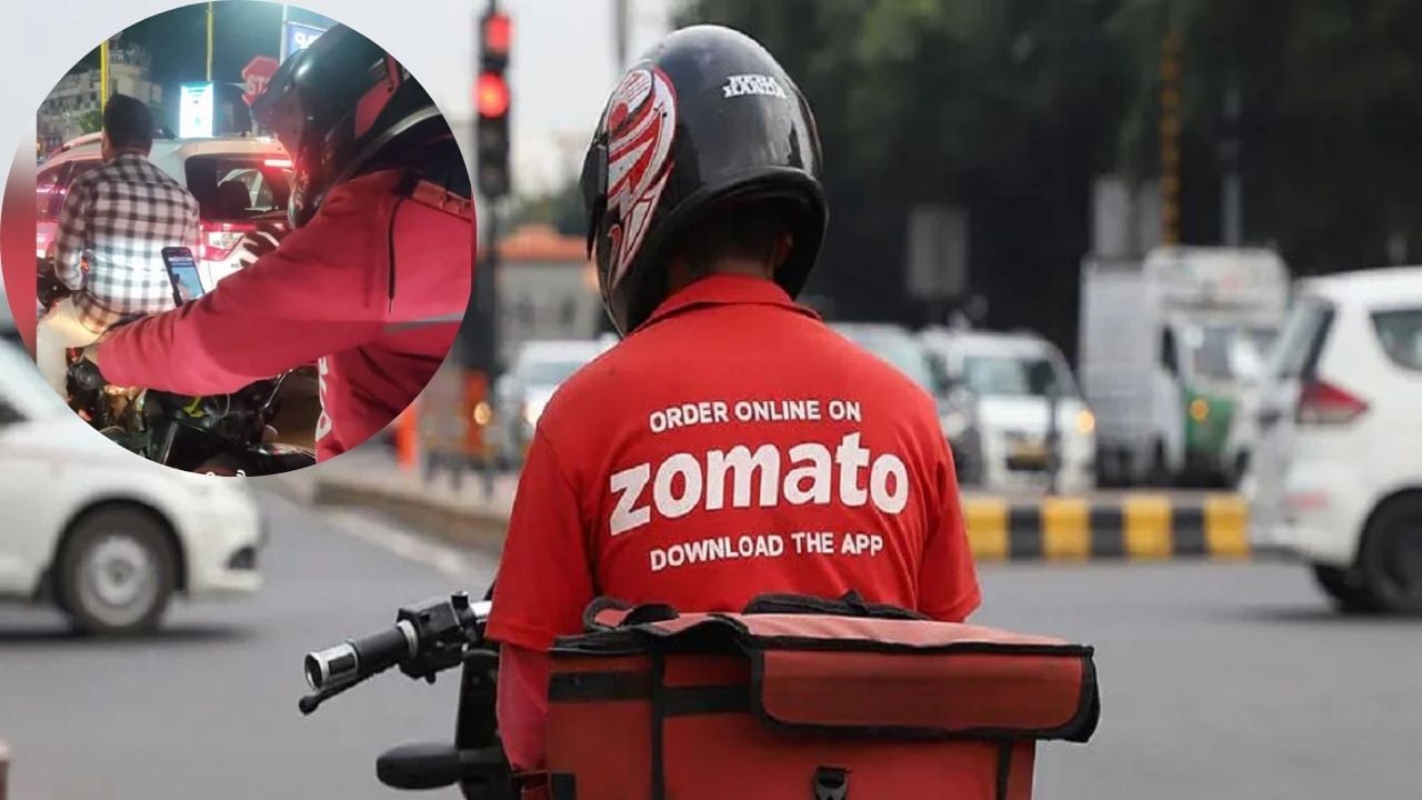 चलती बाइक पर यूपीएससी की पढ़ाई करता दिखा जौमेटो का डिलीवरी बॉय