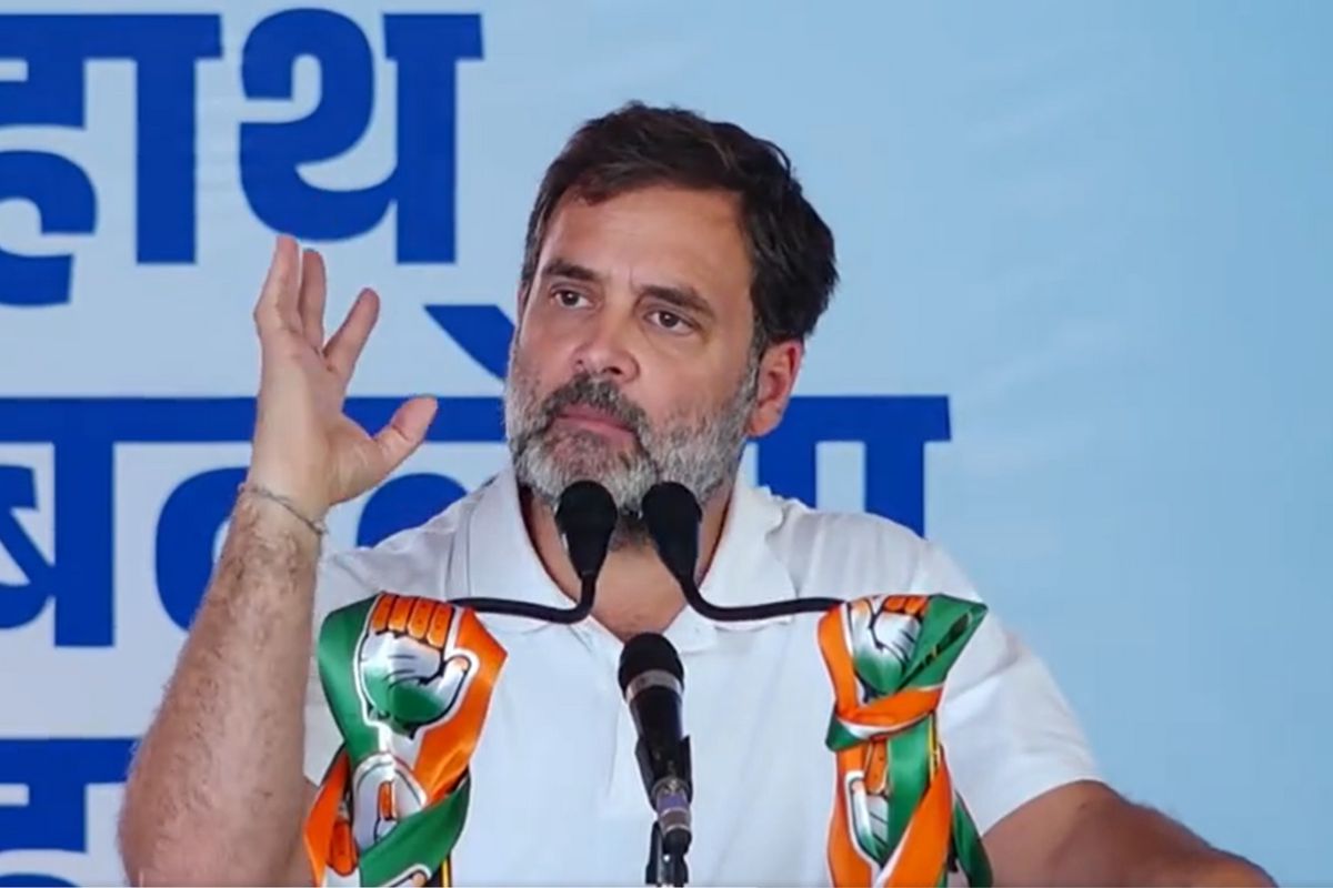 भाजपा के संकल्प पत्र पर राहुल गांधी का हमला