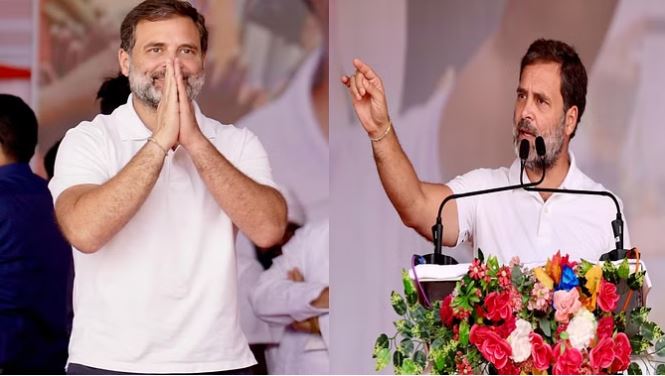 यूपी की पहली चुनावी रैली में बोले राहुल: दुनिया की कोई शक्ति संविधान नहीं बदल सकती