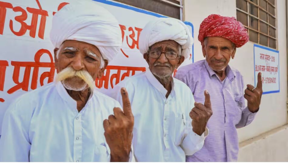 राजस्थान में तीन बजे तक 41.51% वोटिंग, सबसे कम करौली में