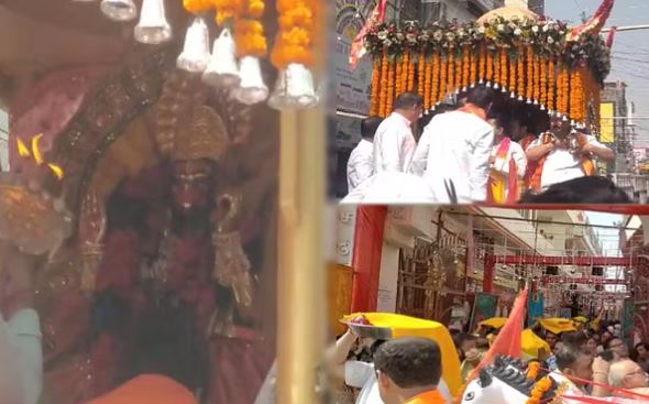 मुजफ्फरनगर: धूमधाम से निकाली जा रही बालाजी की शोभायात्रा, झांकियां बैंड और डीजे शामिल