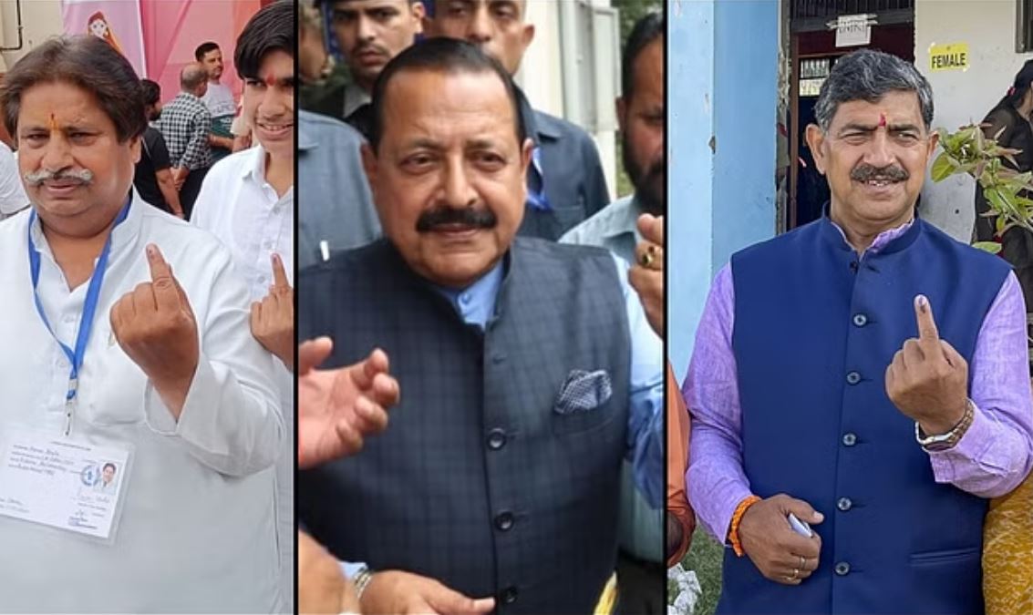 जम्मू लोकसभा सीट पर दिग्गजों ने भी किया मतदान