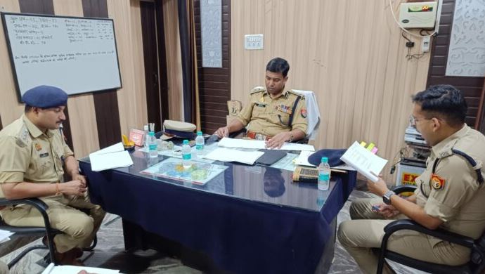 मुज़फ्फरनगर में एसएसपी ने किया भोपा-ककरौली थाने का निरीक्षण