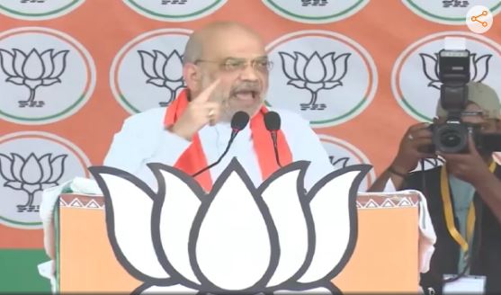 कारसेवकों पर गोलियां चलाने वालों और राम मंदिर बनाने वालों में से किसी एक को चुनना होगा: शाह