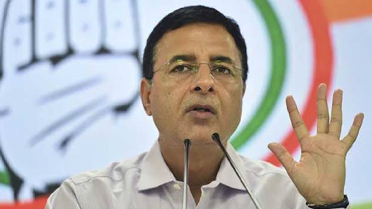 रणदीप सुरजेवाला पर 48 घंटे का लगा बैन