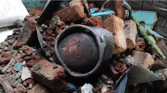 सागर: चाय बनाते समय गैस सिलेंडर में लगी आग, ब्लास्ट से 200 मीटर दूर गिरा घर का सामान