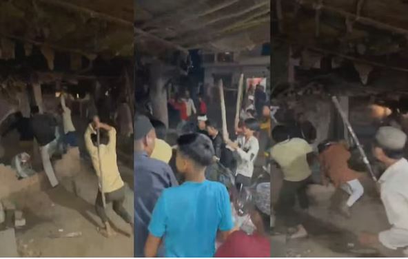 बिजनौर: स्टेट्स लगाने पर भिड़े दो पक्ष, लाठी-डंडे लेकर टूट पड़े लोग, कई लोग घायल