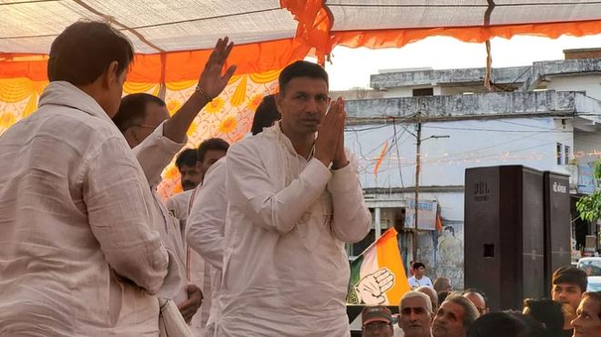 दमोह के तेंदूखेड़ा पहुंचे जीतू पटवारी, बोले- 35 साल से भाजपा का सांसद फिर भी नहीं मिला रोजगार