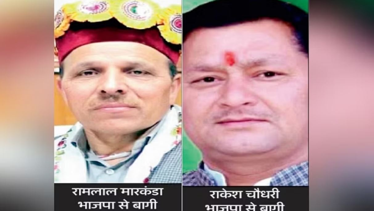 हिमाचल: पूर्व मंत्री रामलाल मारकंडा, राकेश चाैधरी भाजपा से छह साल के लिए निष्कासित