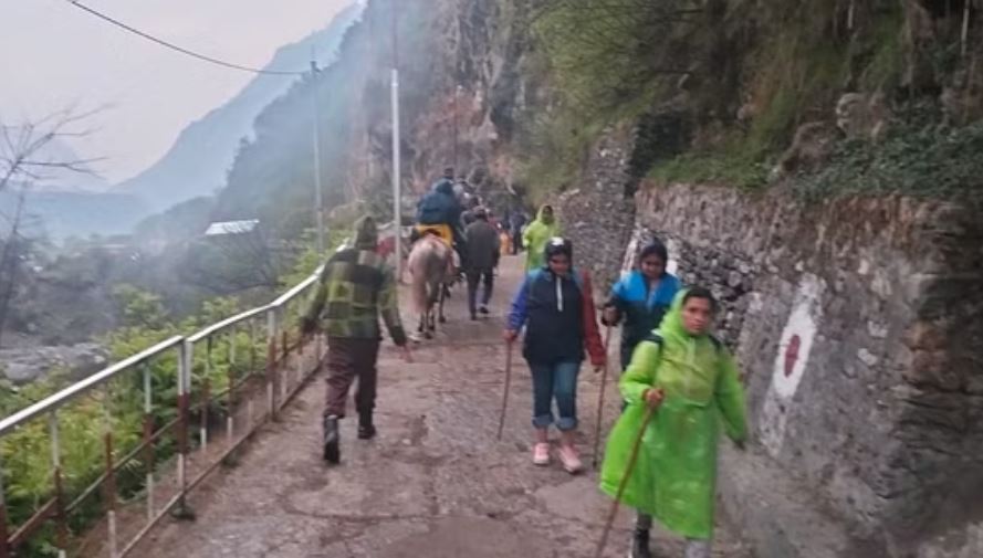 यमुनोत्री धाम समेत ऊंचाई वाले इलाकों में हुई झमाझम बारिश