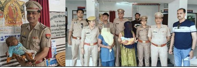मेरठ से चोरी बच्चा पुलिस ने 1 घंटे में बरामद किया, दो बहनें गिरफ्तार