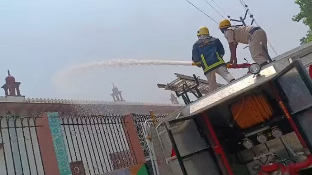 100 साल पुराने पटना म्यूजियम परिसर में आग से अफरातफरी