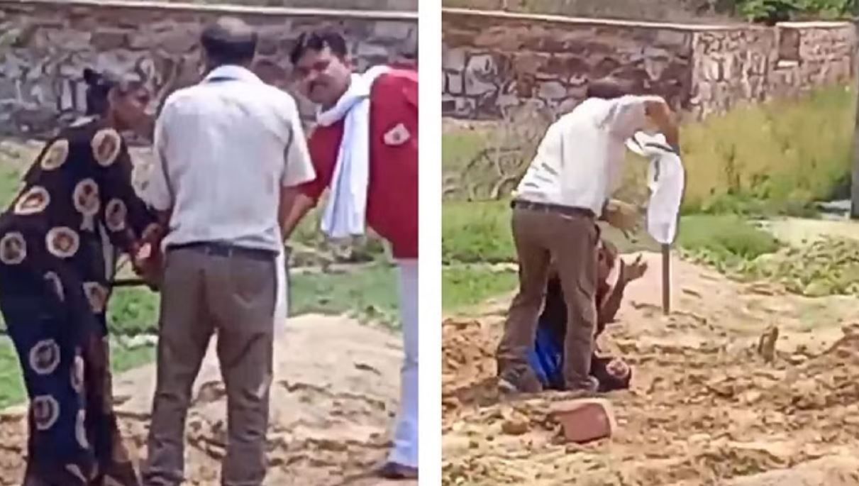 राजस्थान: मुख्यमंत्री के गृह जिले में भूमाफियाओं की दबंगई का वीडियो वायरल