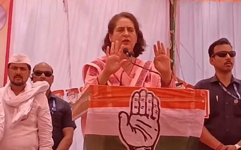 अमेठी में बोलीं प्रियंका- जनता के संघर्ष बढ़ा रही भाजपा सरकार