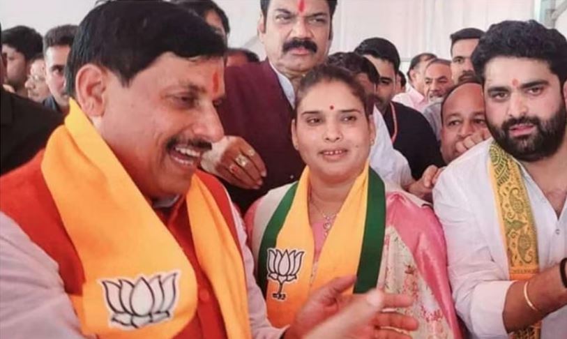 कांग्रेस को मप्र में एक और झटका, बीना विधायक निर्मला भाजपा में शामिल