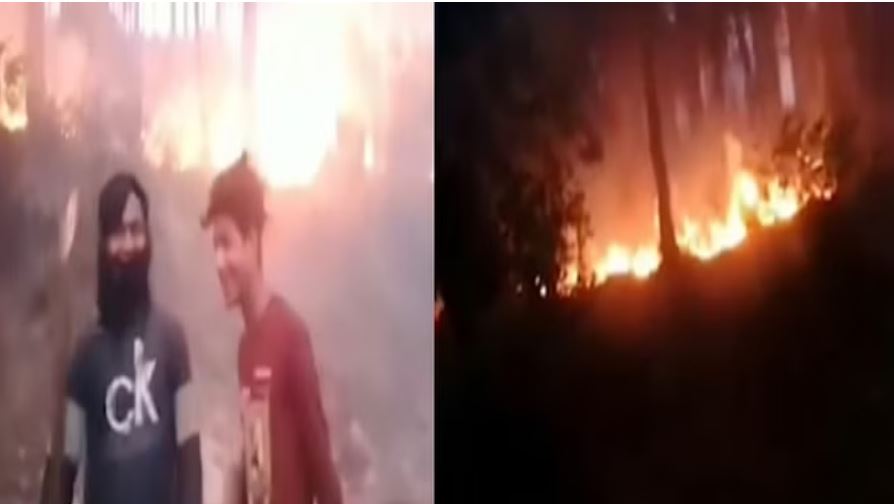 हमारा काम है आग लगाना और आग पर चलना...चमोली का वीडियो वायरल, तीन युवक गिरफ्तार