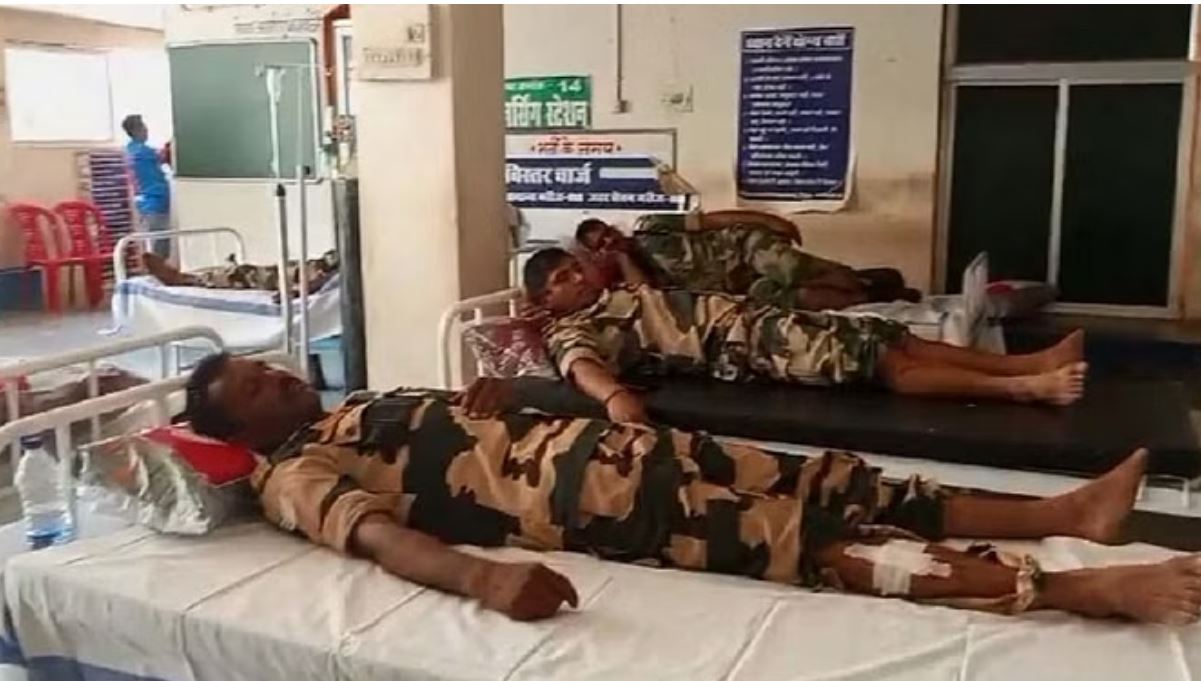 बड़ा हादसा टला, बीएसएफ जवानों की बस अनियंत्रित होकर पेड़ से टकराई, 17 जवान घायल